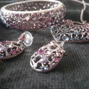 Brighton Pendant necklace,bangle and earrings